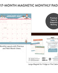 2027 Miffy A Year in Color Magnetic Monthly Pad