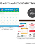 2027 Hello Kitty® and Friends Retro Magnetic Monthly Pad