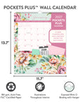 2027 Bella Flora Pockets Plus™ Wall Calendar