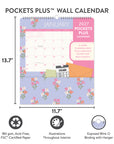 2027 Secret Garden Pockets Plus™ Wall Calendar