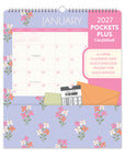 2027 Secret Garden Pockets Plus™ Wall Calendar