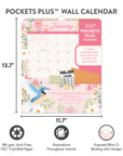2027 Birds & Blooms Pockets Plus™ Wall Calendar