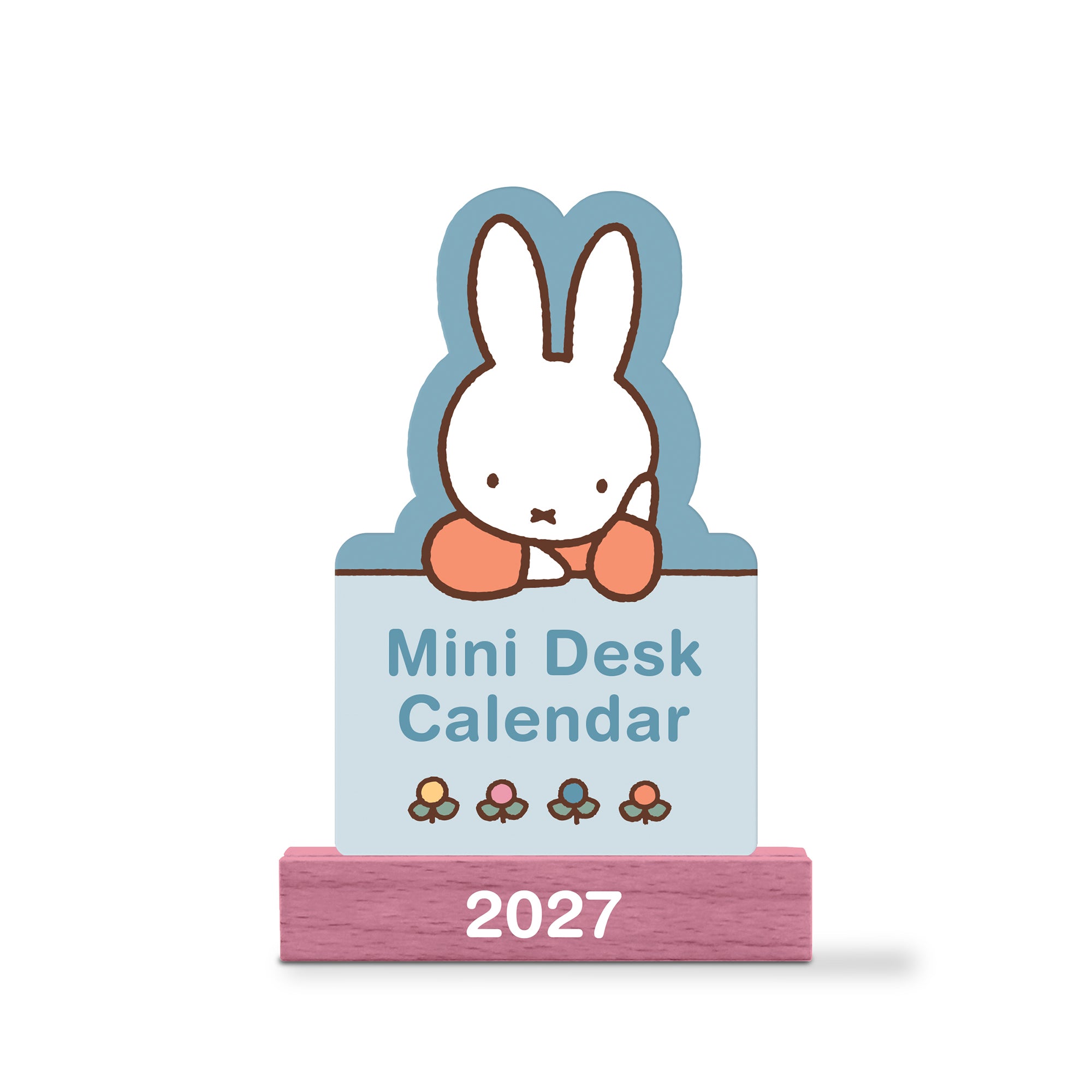 2027 Miffy A Year in Color  Mini Desk Calendar with Wood Stand