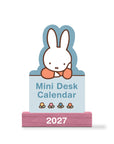 2027 Miffy A Year in Color  Mini Desk Calendar with Wood Stand