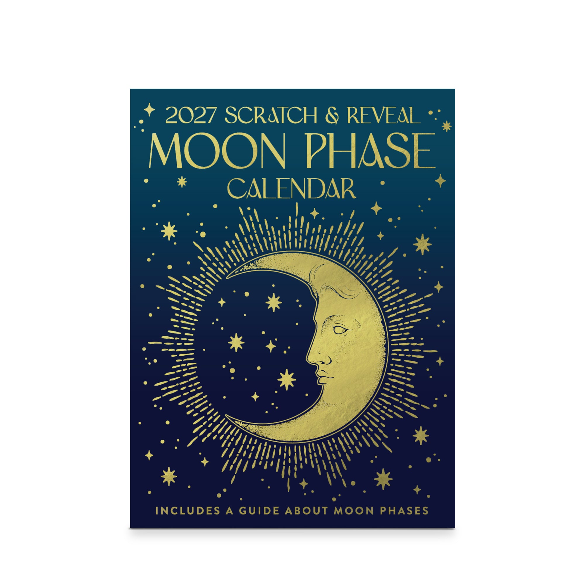 2027 Moon Phases Scratch &amp; Reveal Desk Calendar
