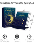 2027 Moon Phases Scratch & Reveal Desk Calendar