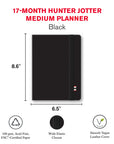 2027 Black Hunter Jotter Medium Planner