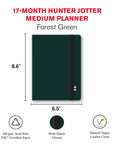 2027 Forest Green Hunter Jotter Medium Planner