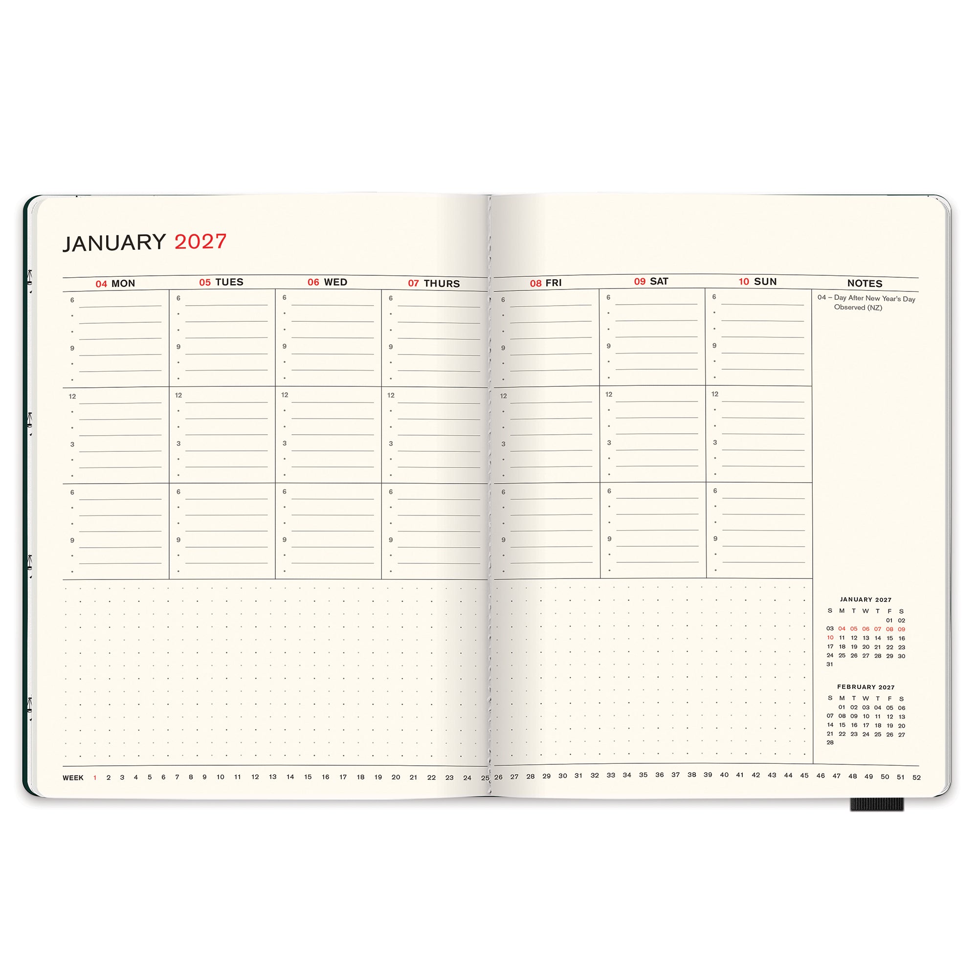 2027 Forest Green Hunter Jotter Medium Planner