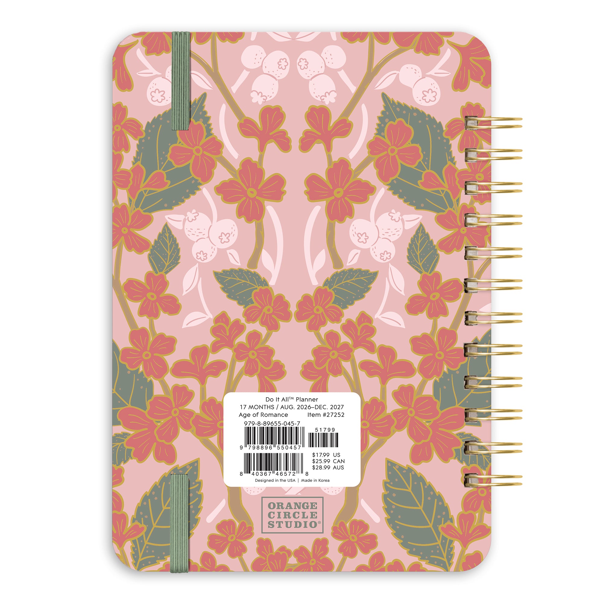 エゴトリッピング コート プリズナー リザレクション inkリメイク 清春 2027 Age of Romance Do It All™ Planner – Orange Circle Studio