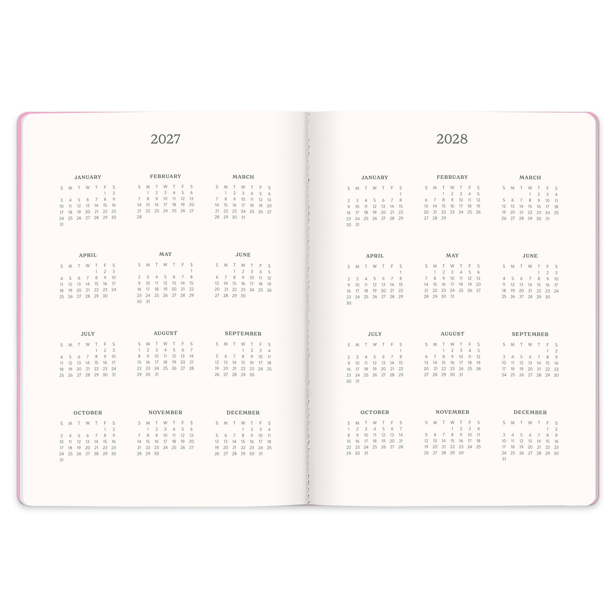 2027 Cabana Stripes Casey Planner