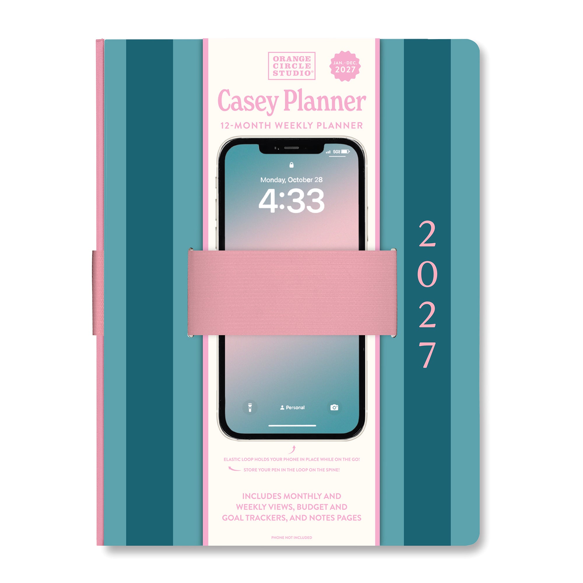2027 Cabana Stripes Casey Planner