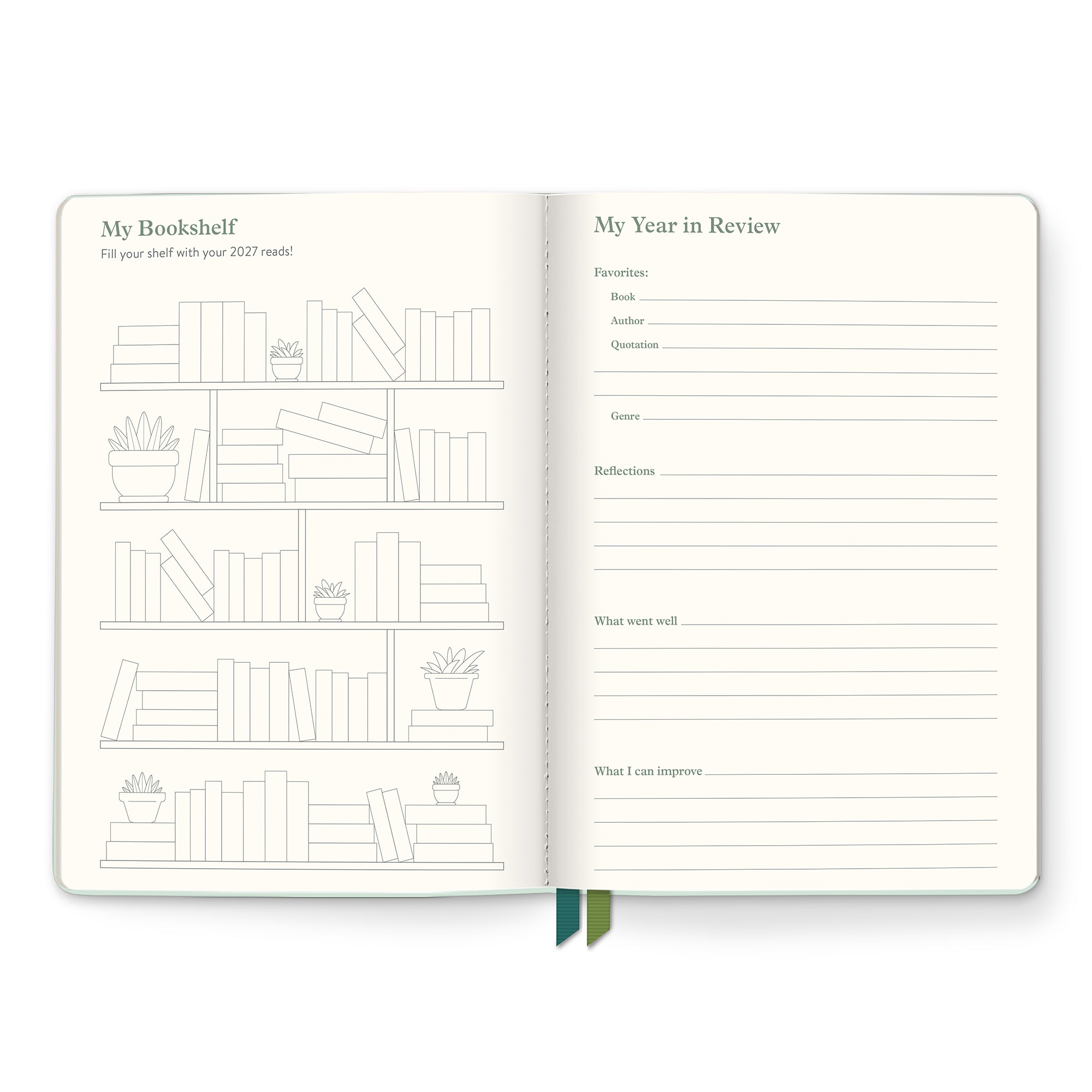 2027 Library Cat-alog Clara Clothbound Planner