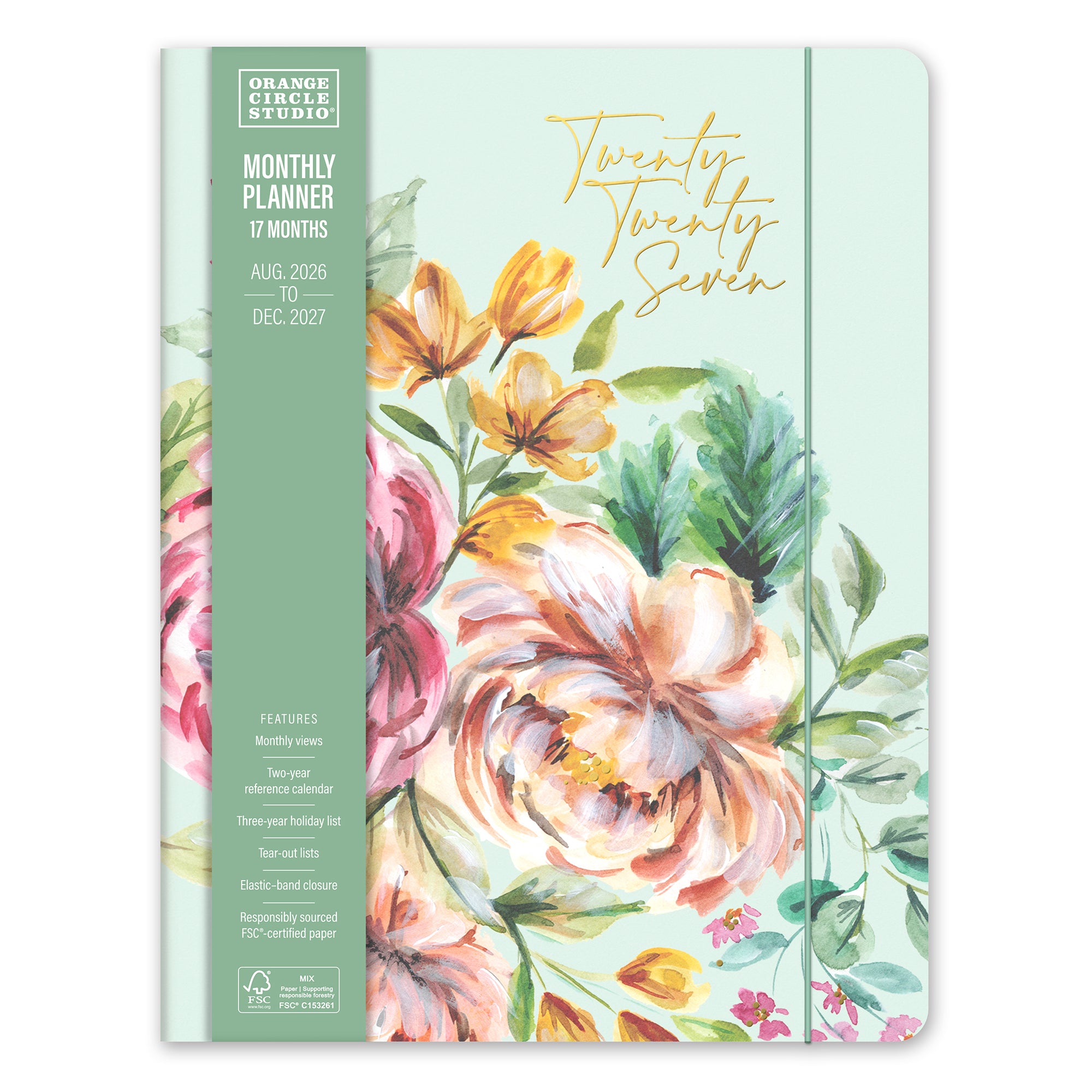 2027 Bella Flora Just Right Monthly Planner