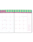 2027 Cabana Stripes Just Right Monthly Planner