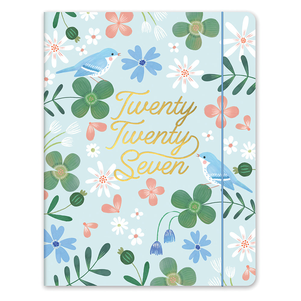 2027 Birds &amp; Blooms Just Right Monthly Planner