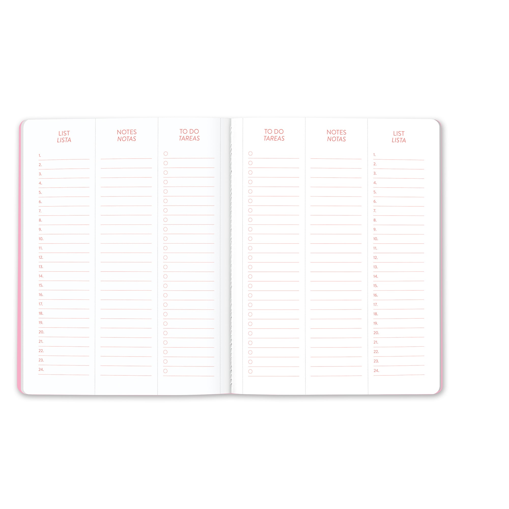2027 Secret Garden English-Spanish Bilingual Just Right Monthly Planner