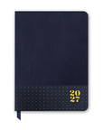 2027 Dots on Navy Medium Dual-Textured Planner
