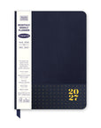 2027 Dots on Navy Medium Dual-Textured Planner