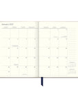 2027 Dots on Navy Medium Dual-Textured Planner