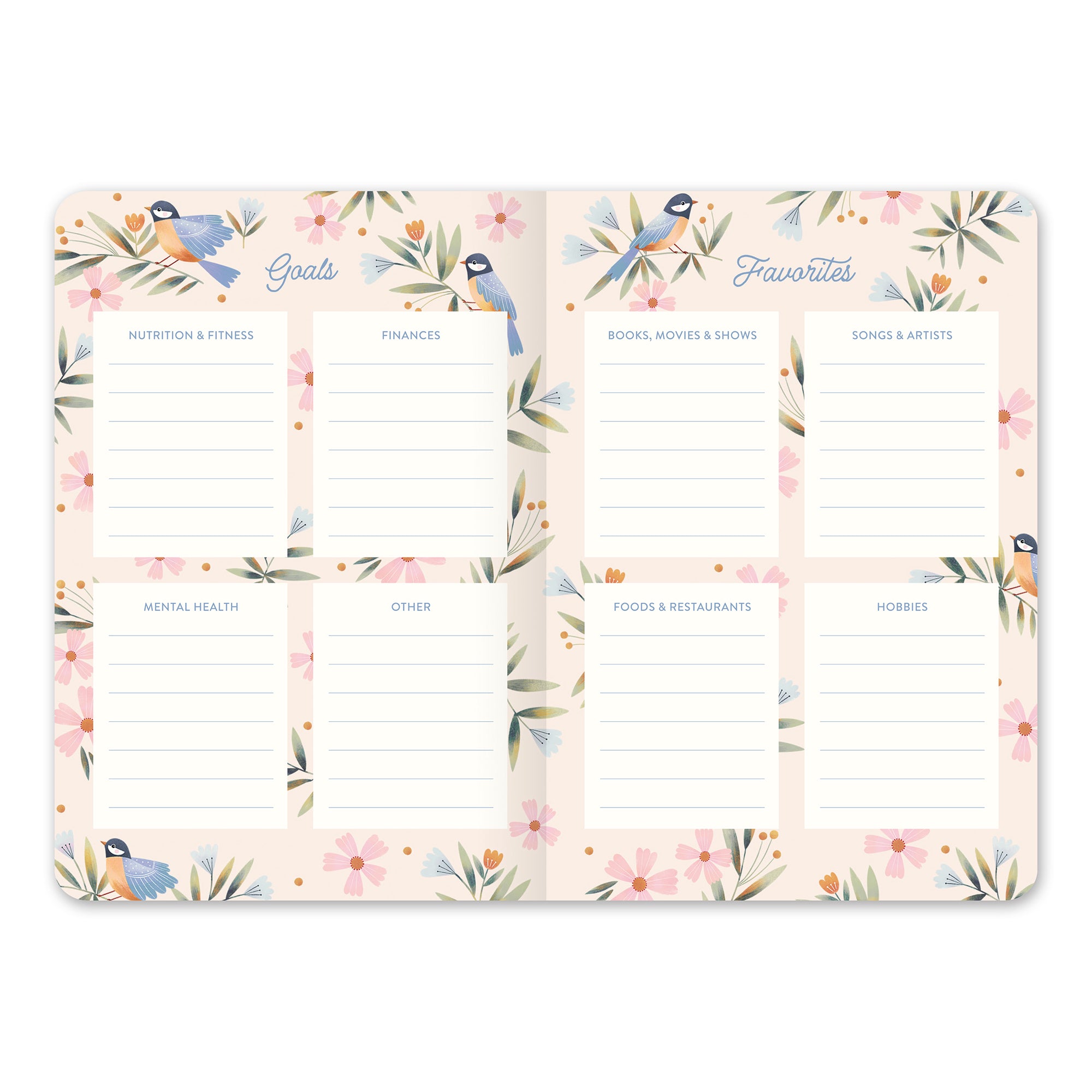 2027 Birds &amp; Blooms Monthly Pocket Planner