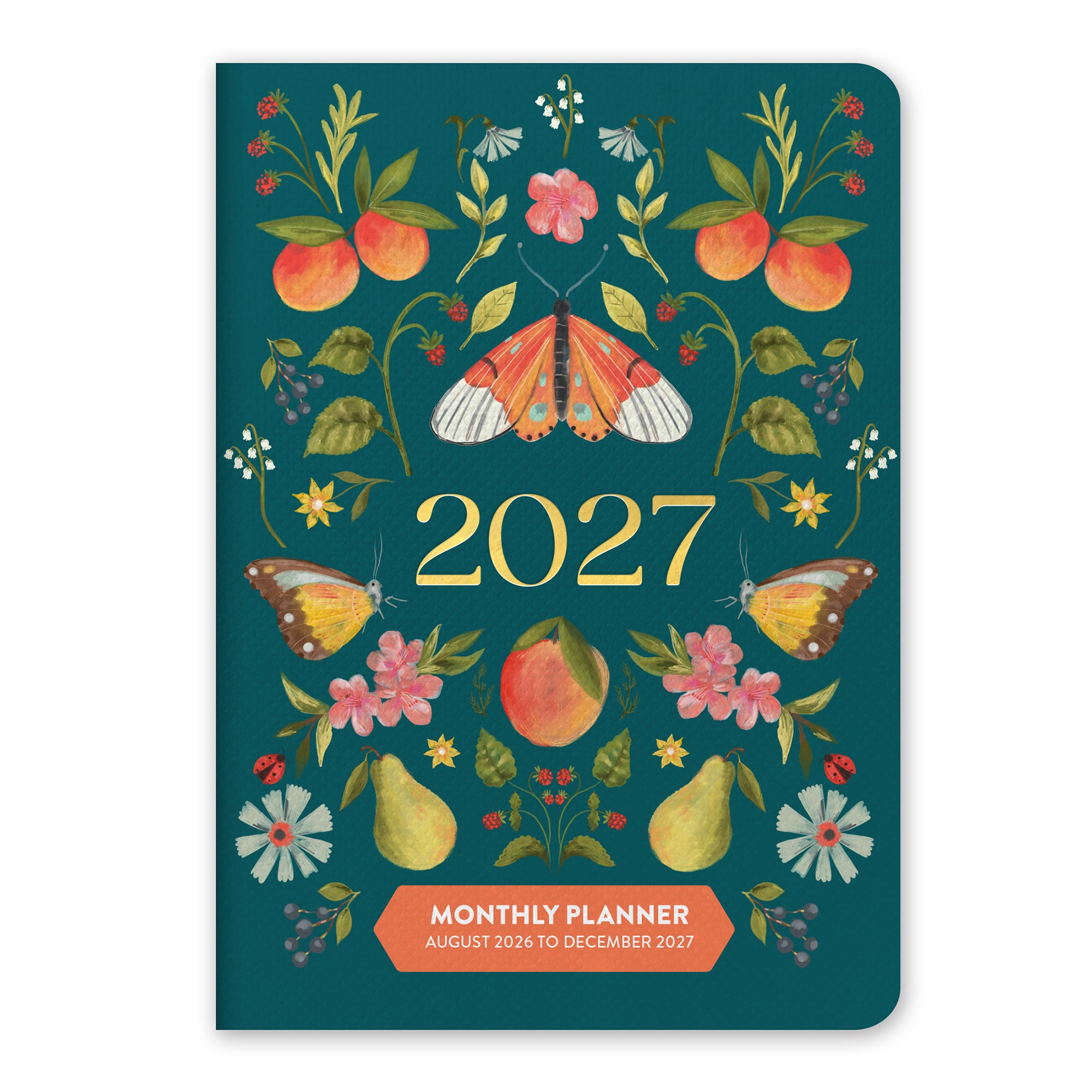 2027 Fruit &amp; Flora Monthly Pocket Planner