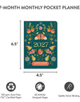 2027 Fruit & Flora Monthly Pocket Planner
