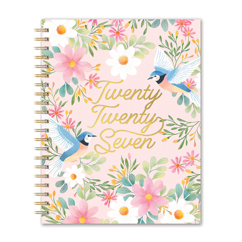 2027 Birds &amp; Blooms Extra-Large Spiral Planner