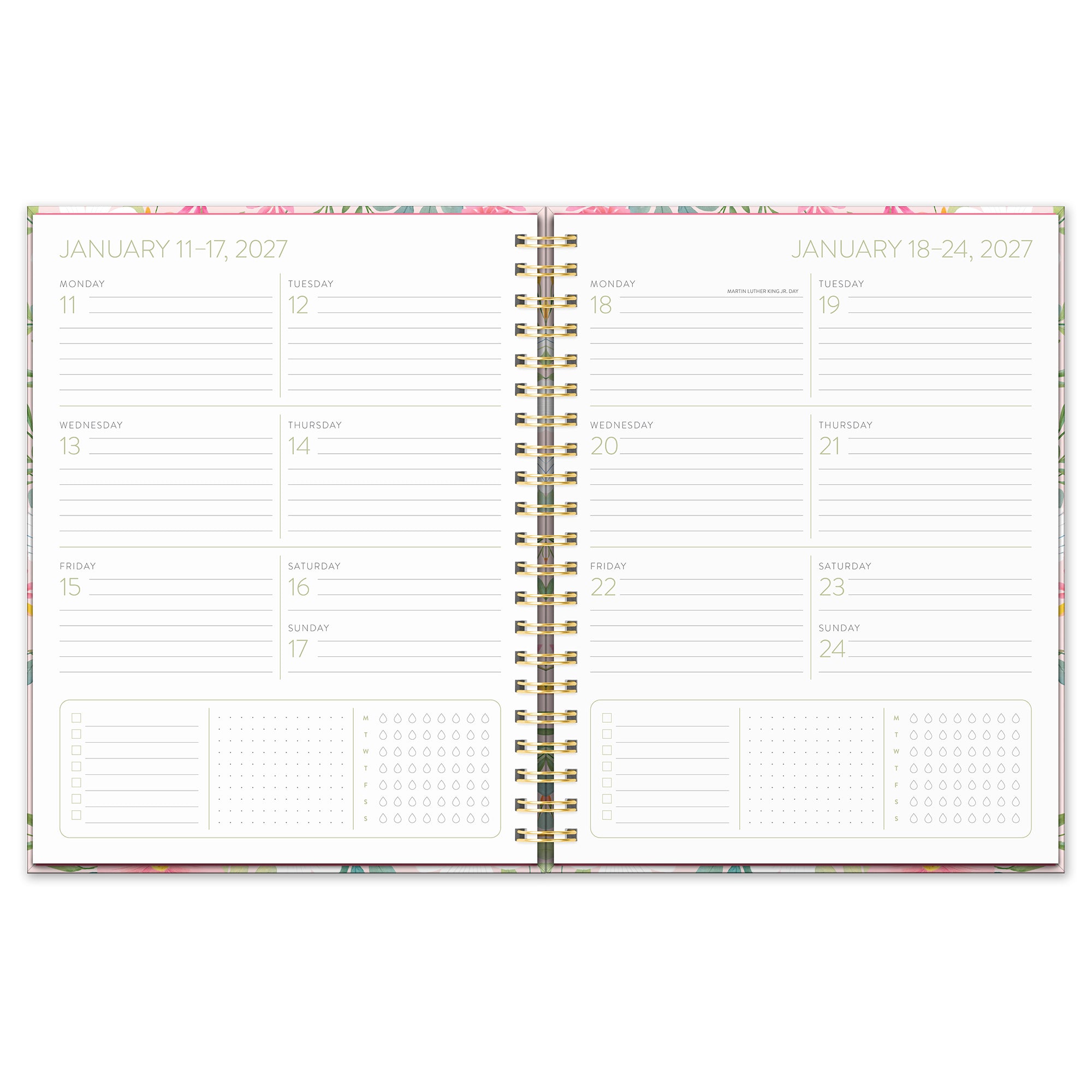 2027 Birds &amp; Blooms Extra-Large Spiral Planner