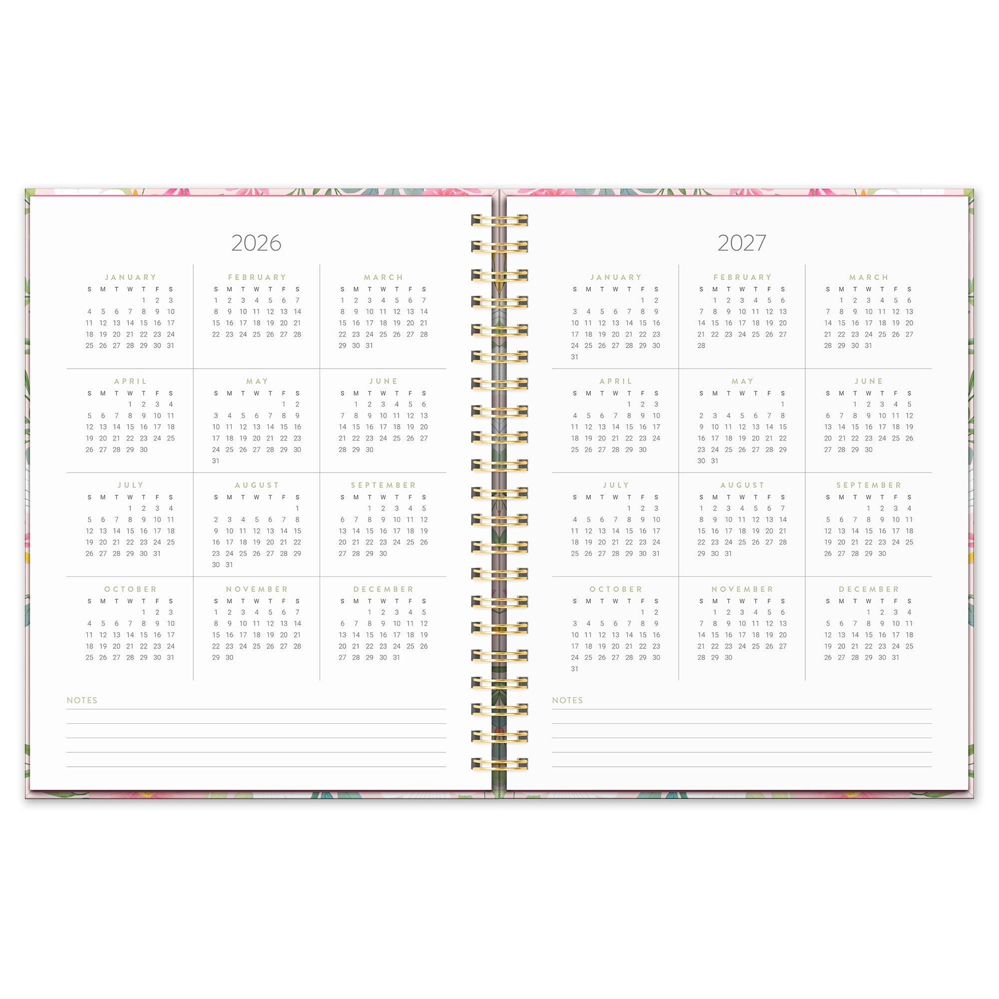 2027 Birds &amp; Blooms Extra-Large Spiral Planner