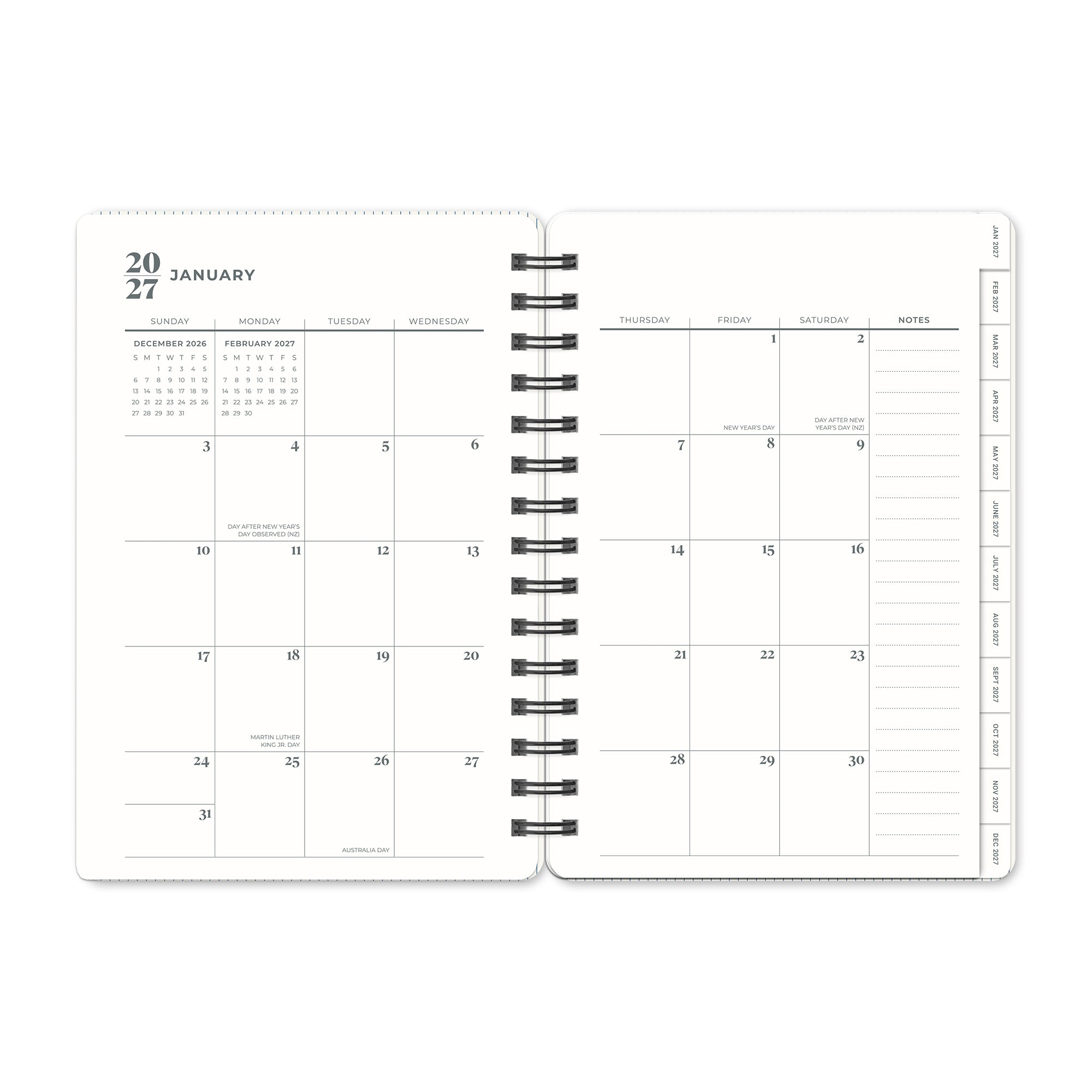 2027 Leisure Blue Agatha Planner
