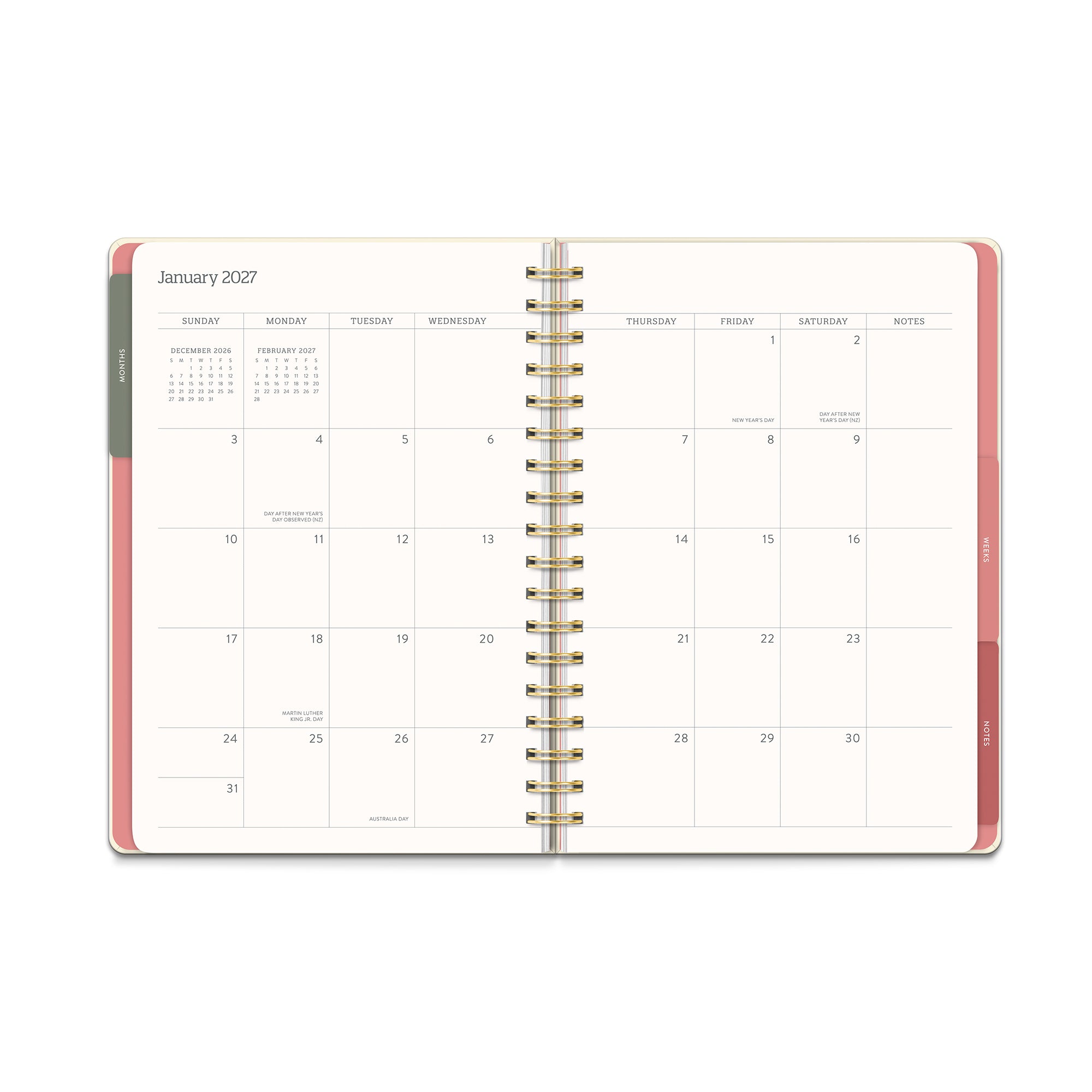 2027 Age of Romance Tri-Tab Planner