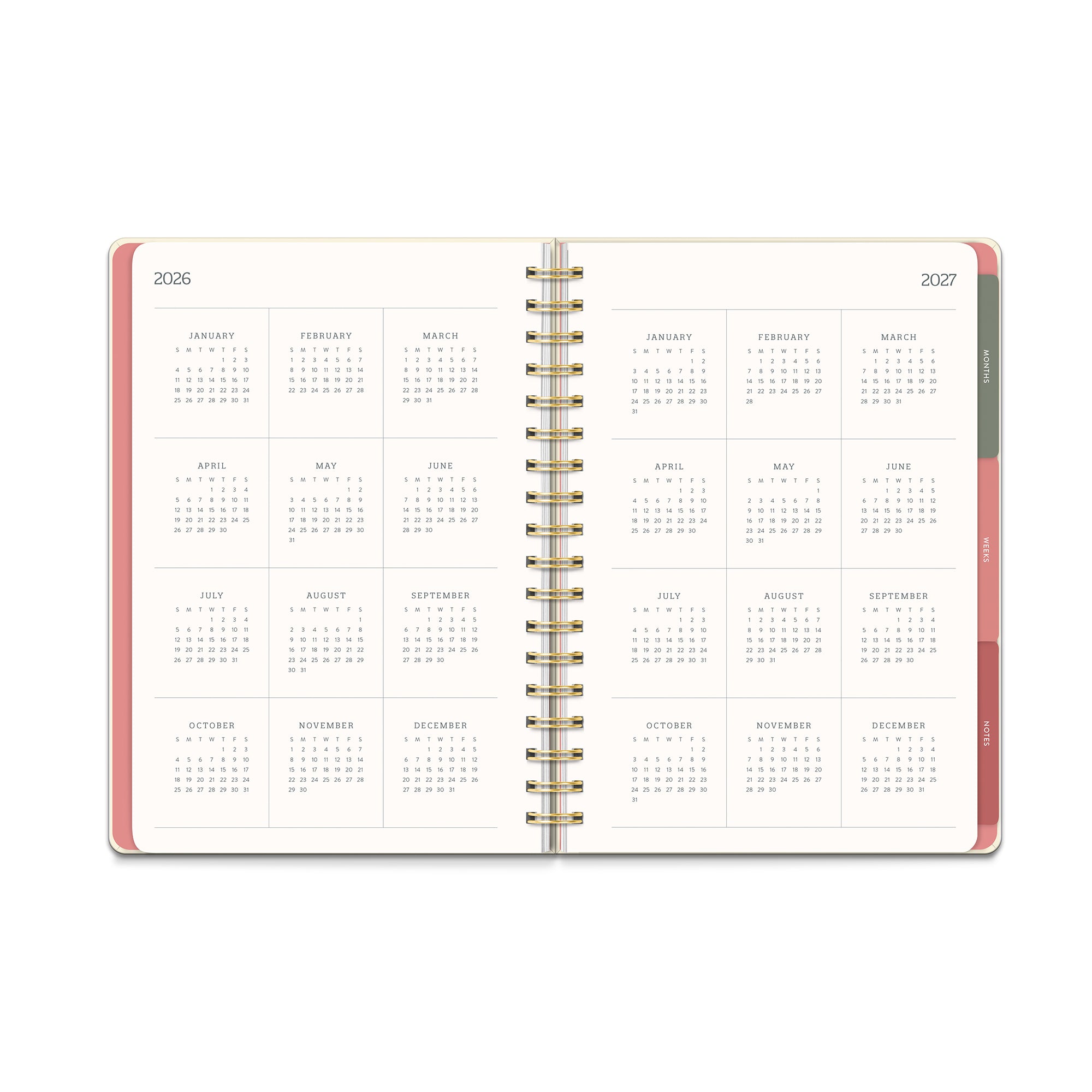 2027 Age of Romance Tri-Tab Planner