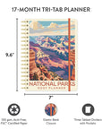 2027 National Parks Tri-Tab Planner