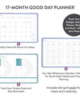 2027 Vibrant Poppies Good Day Monthly Planner