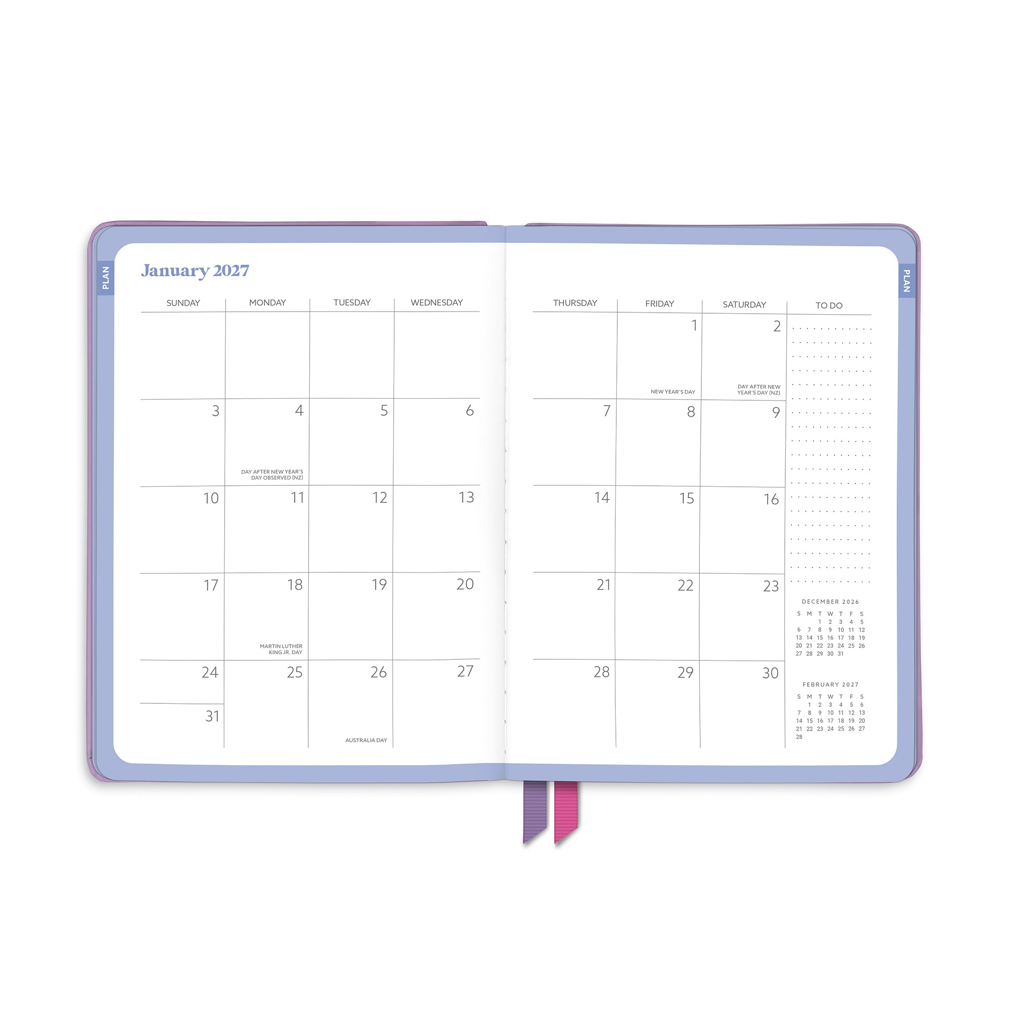 2027 Vibrant Poppies Good Day Monthly Planner