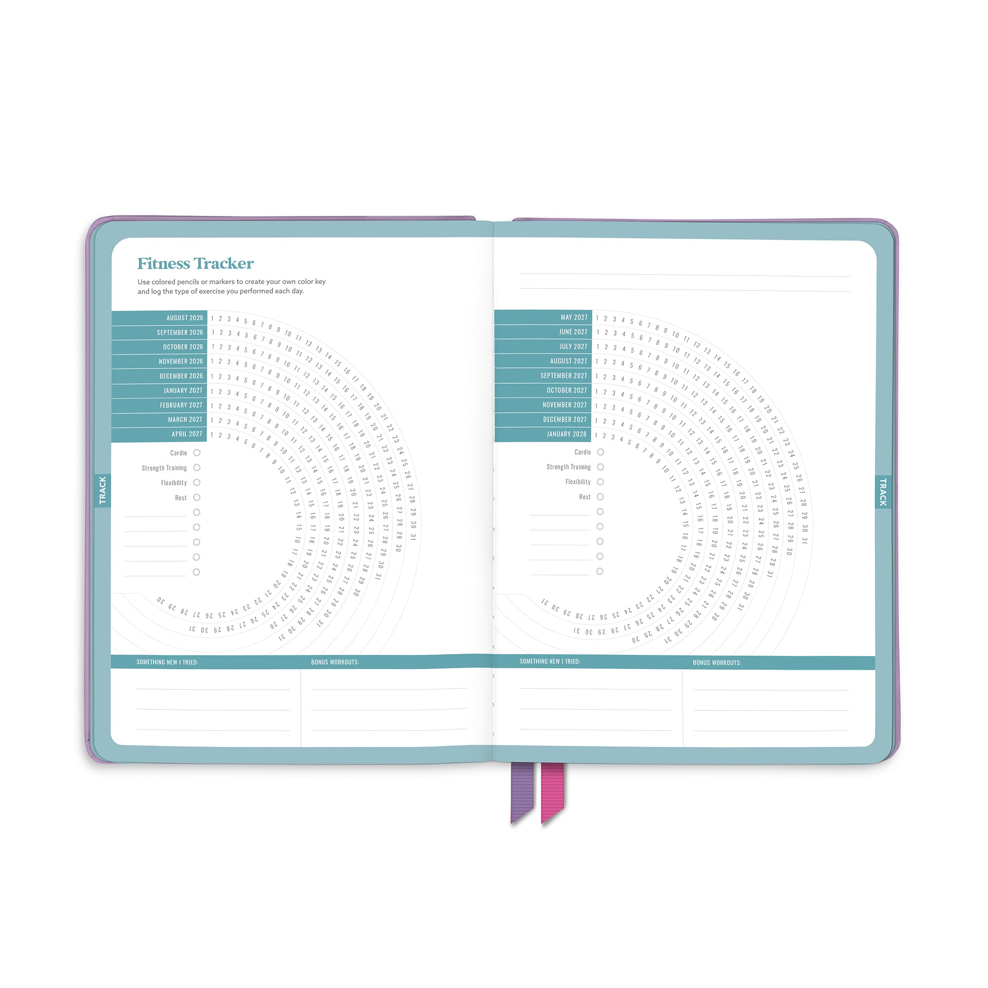 2027 Vibrant Poppies Good Day Monthly Planner