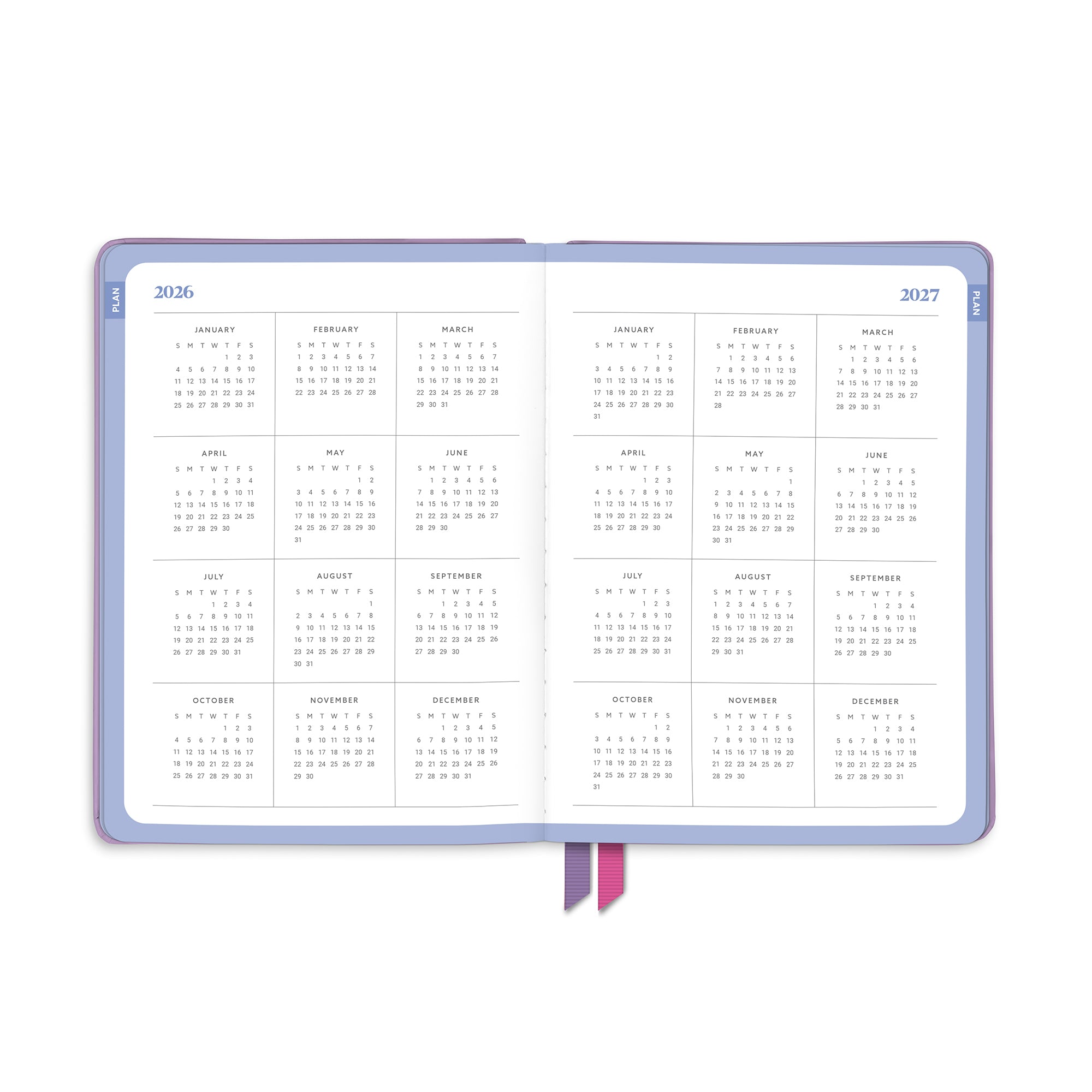 2027 Vibrant Poppies Good Day Monthly Planner