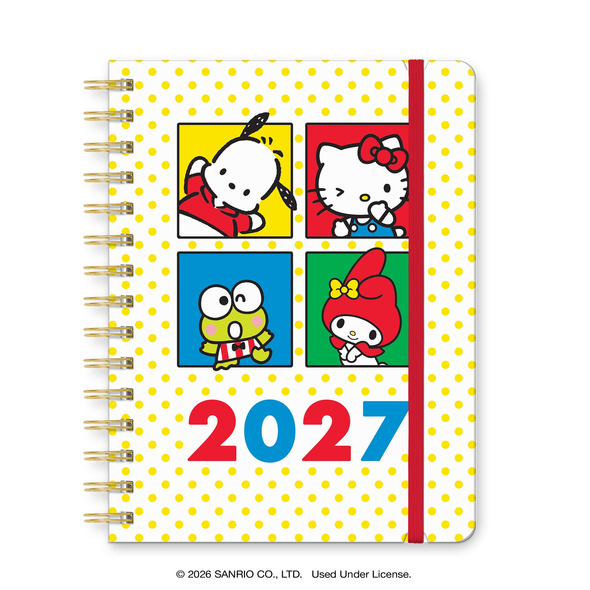 2027 Hello Kitty® and Friends Retro Deluxe Compact Flexi Planner