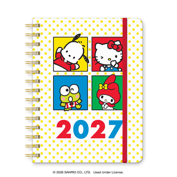 2027 Hello Kitty® and Friends Retro Deluxe Compact Flexi Planner