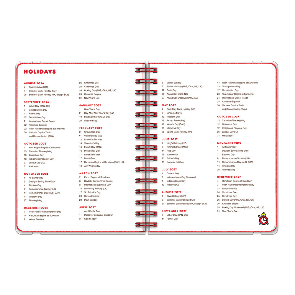 2027 Hello Kitty® and Friends Retro Deluxe Compact Flexi Planner