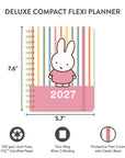 2027 Miffy A Year in Color Deluxe Compact Flexi Planner