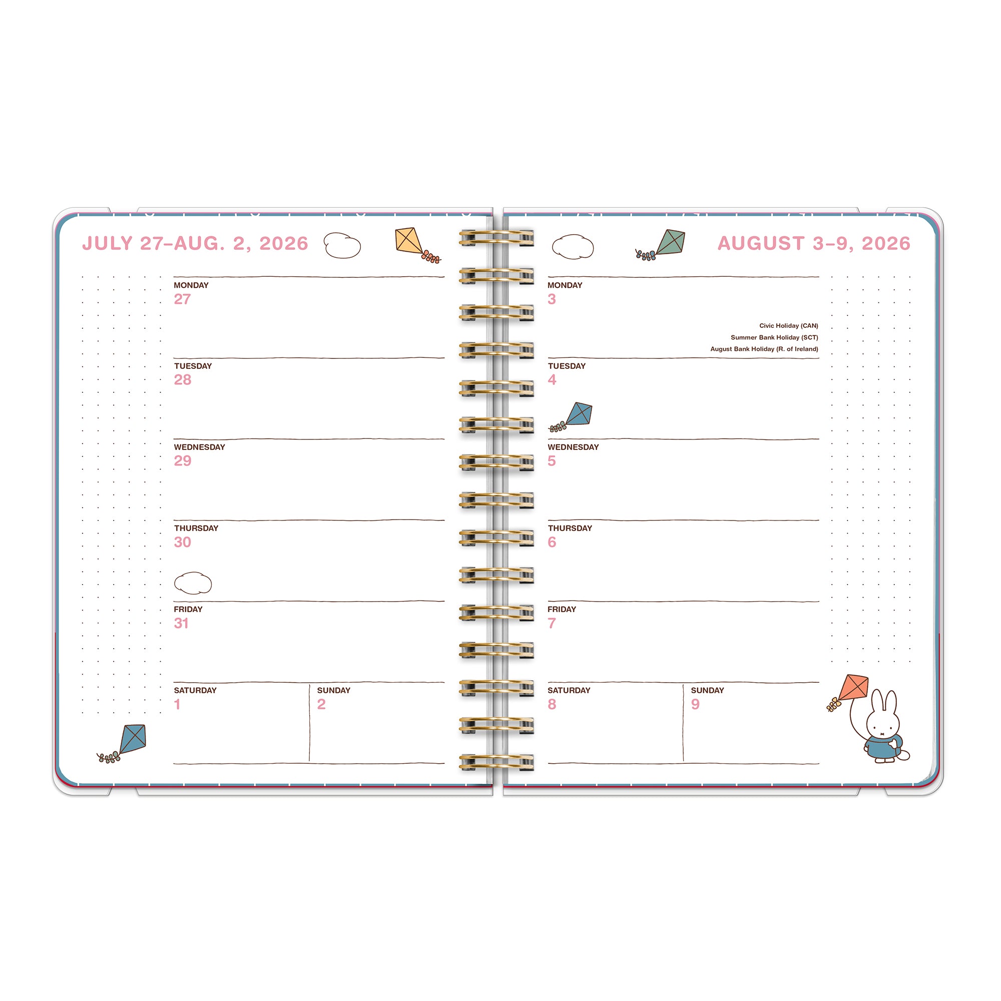 2027 Miffy A Year in Color Deluxe Compact Flexi Planner