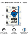 2027 Little Miss Boss Lady Deluxe Compact Flexi Planner