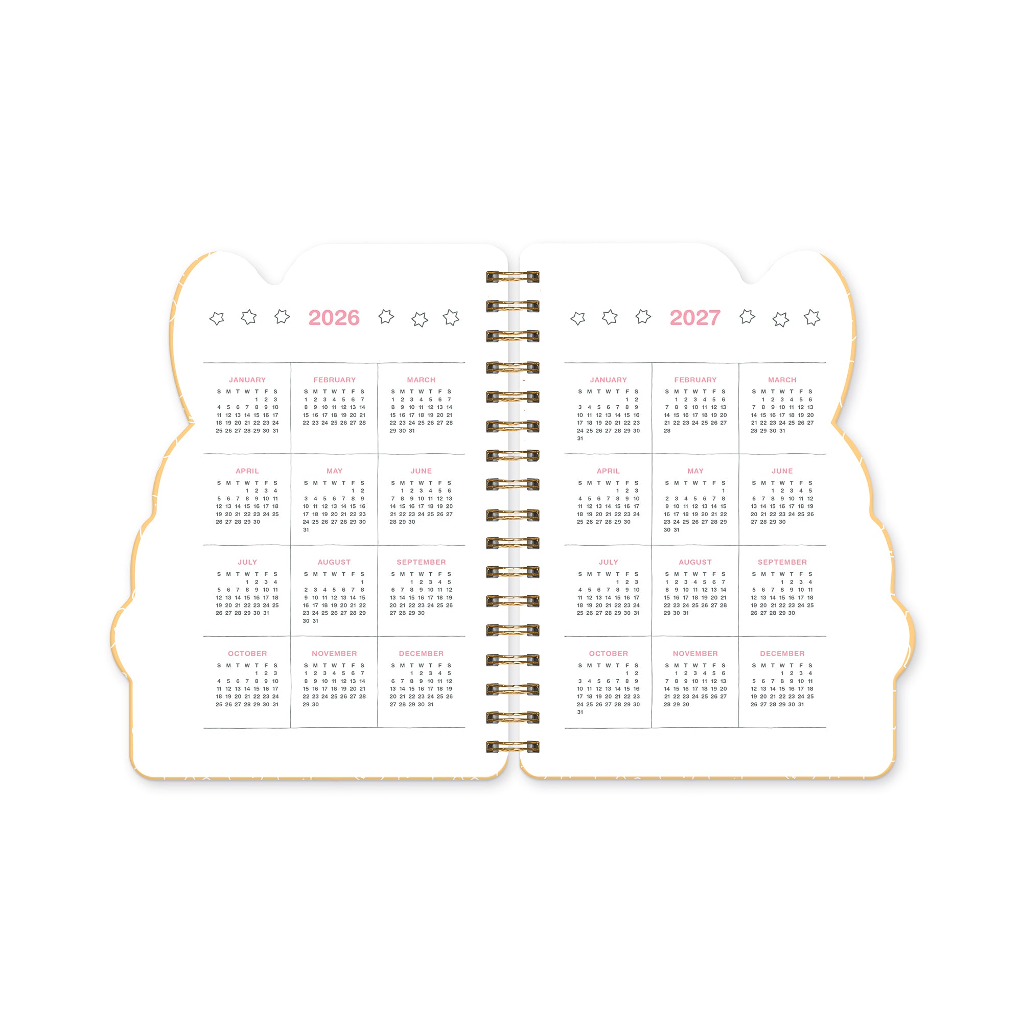 2027 Miffy A Year in Color Die-Cut Weekly Planner