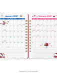 2027 Hello Kitty Take Note Sanrio 12 Month Do It All Planner