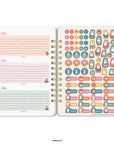 2027 Miffy Flowers Pink Miffy 12 Month Do It All Planner