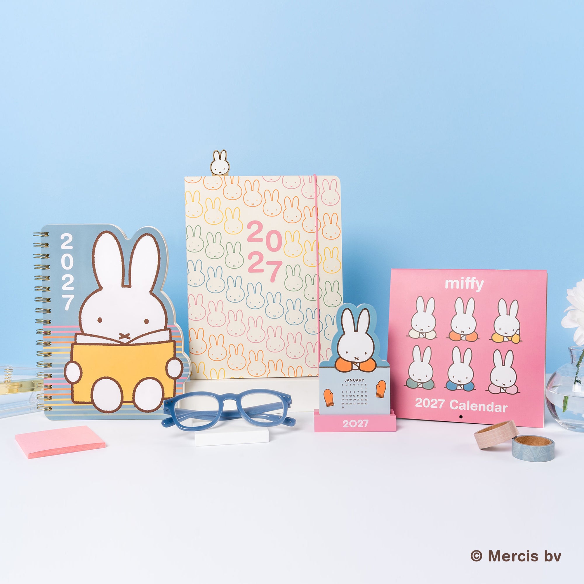 2027 Miffy A Year in Color Die-Cut Weekly Planner