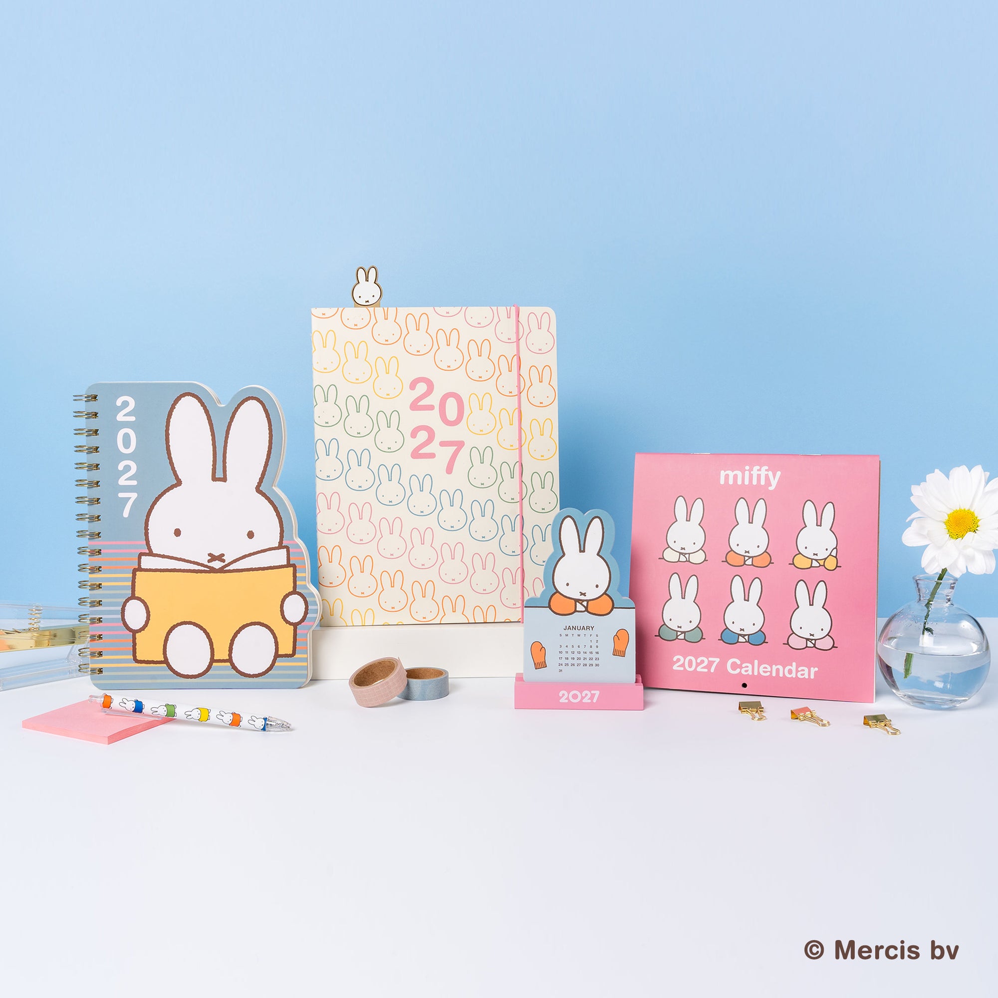 2027 Miffy A Year in Color 7" x 7" Wall Calendar