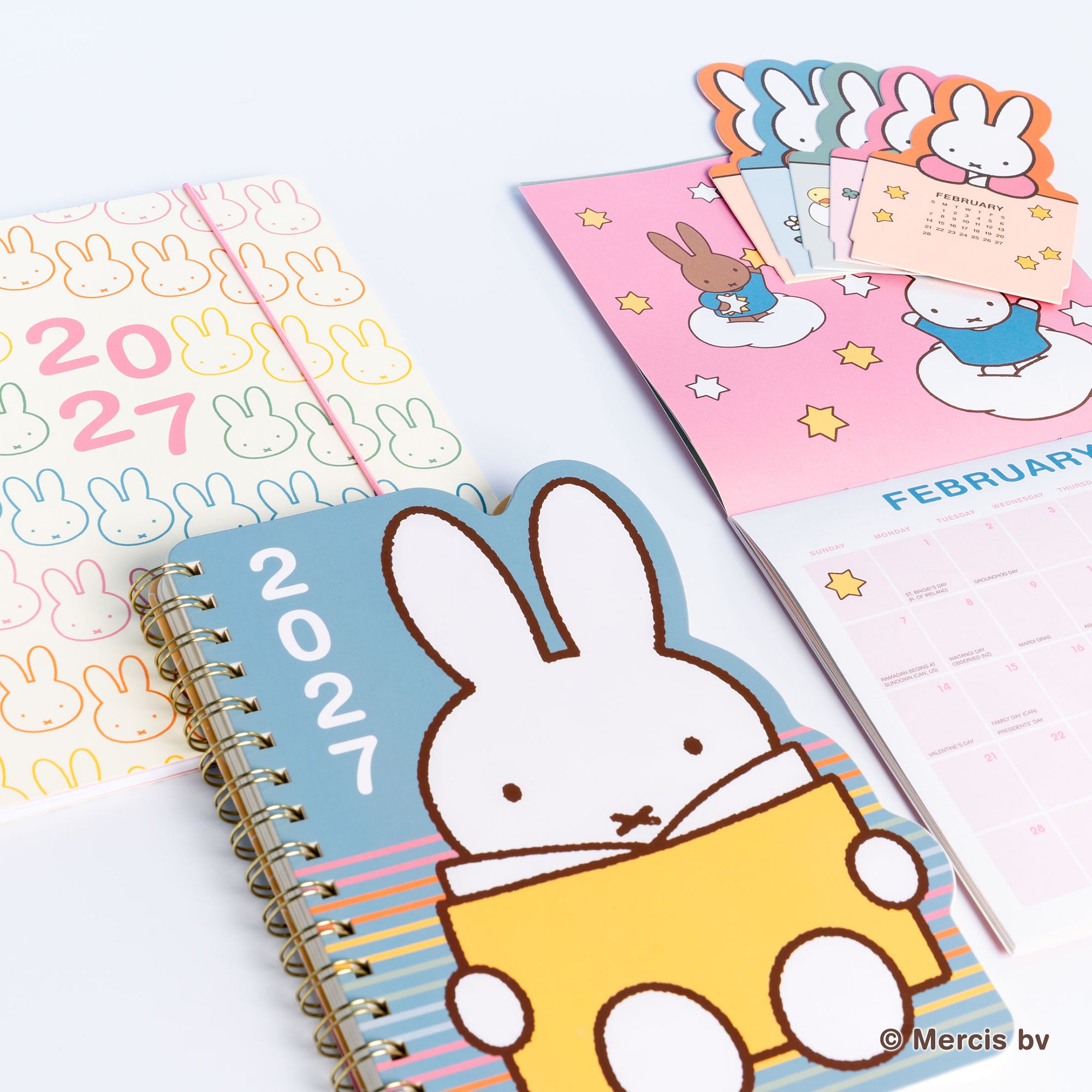 2027 Miffy A Year in Color Die-Cut Weekly Planner